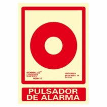 señal pulsador de incendio