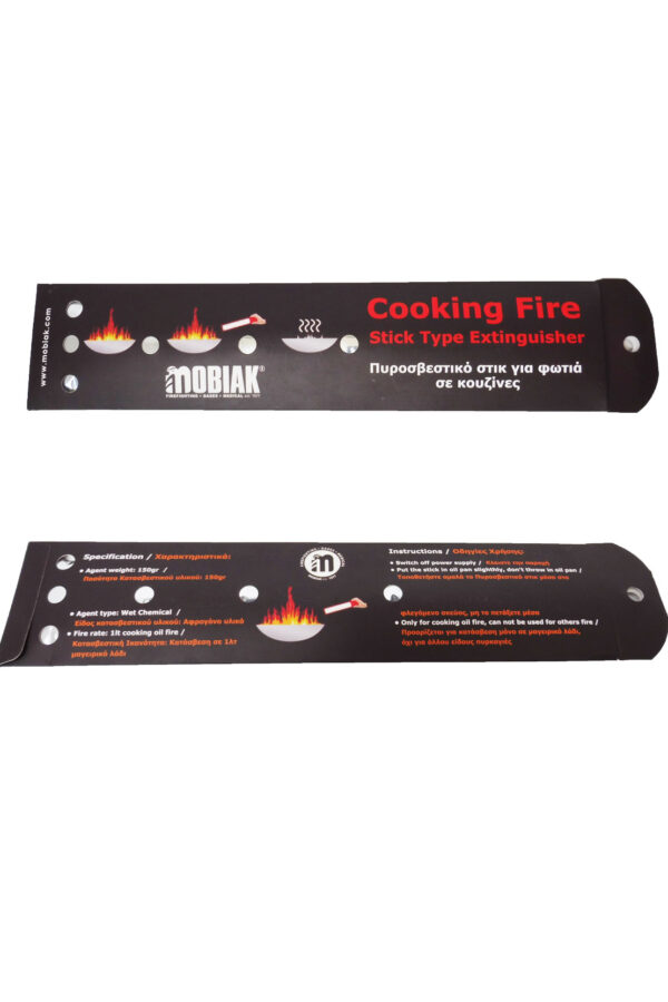 stick extintor cocinas para fuegos de tipo F. Extintor fuegos en sartenes