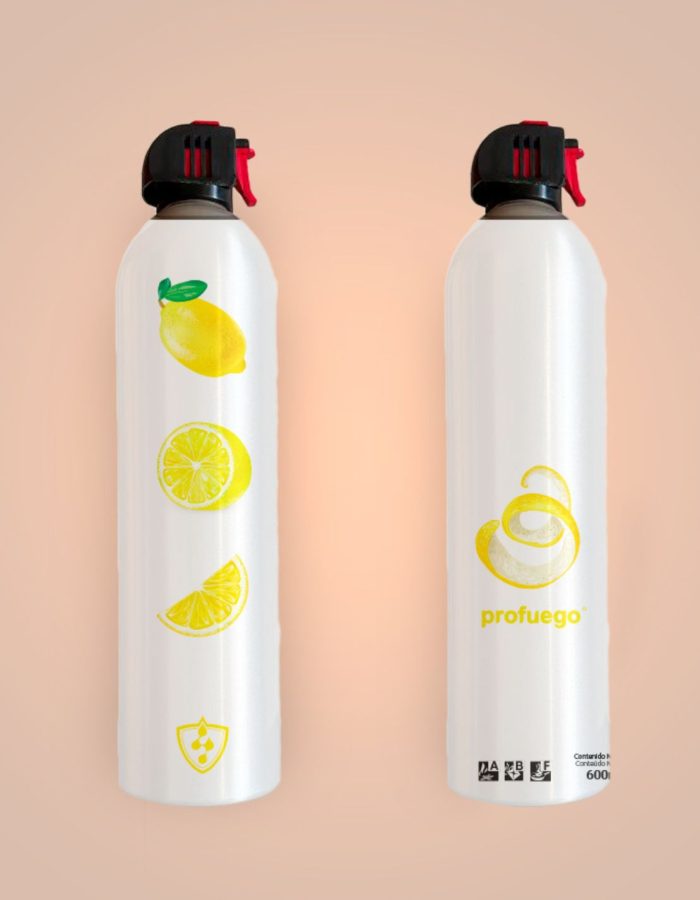 Aerosol Extintor diseño limones
